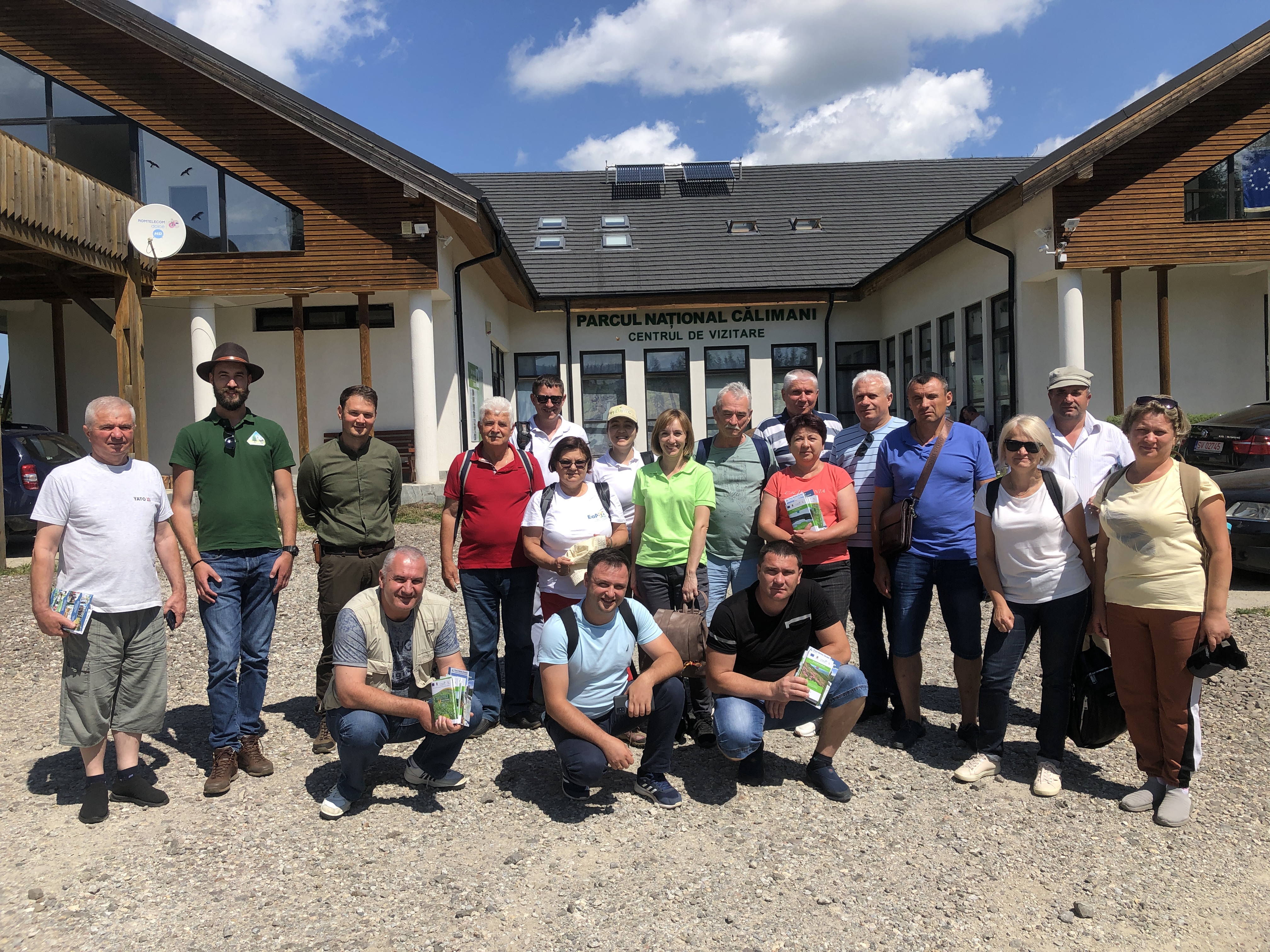 Members of the Administrative Council of the Lower Dniester Ramsar Site on a study visit to the Rodna Mountains